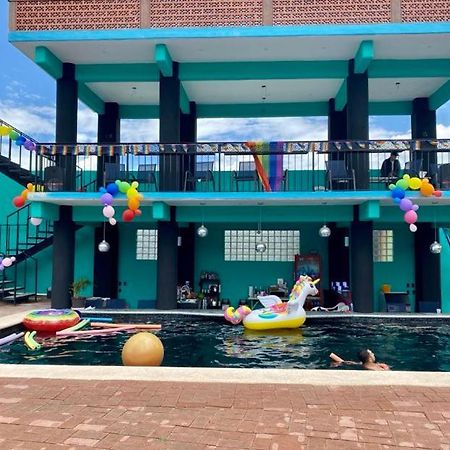 Hierve El Agua Eco Hostel - Confetti Pool Club San Pablo Villa de Mitla Exterior foto